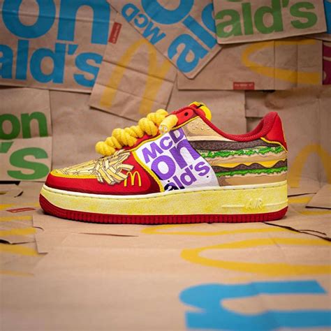 Lovin’ These McDonald’s x Nike Air Force 1 Custom Sneakers